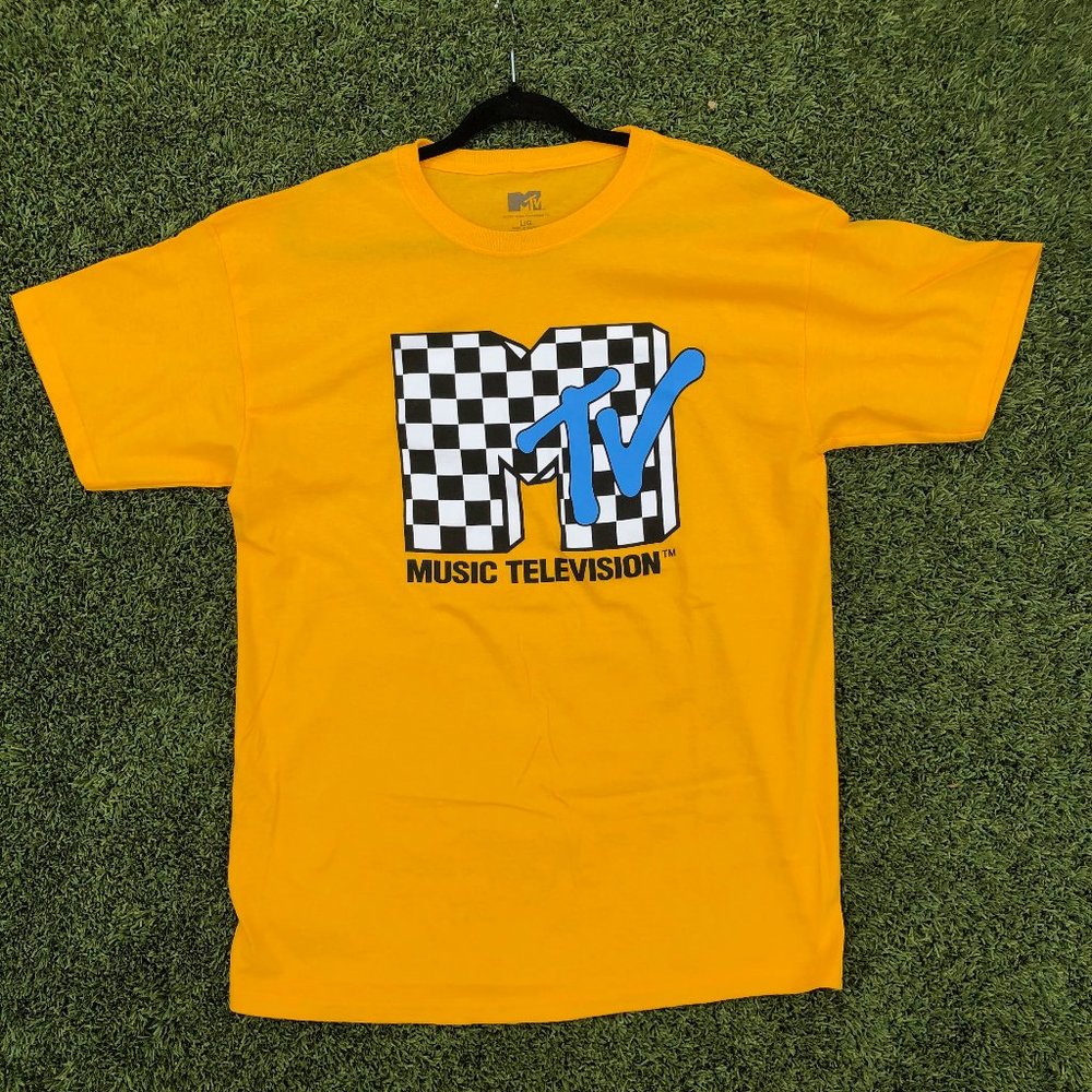MTV Y2k Retro Shirt Yellow